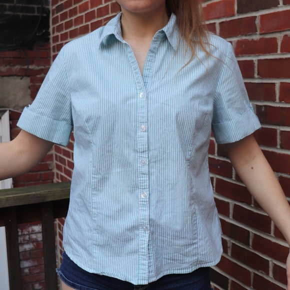 RETRO CANDY STRIPE BLOUSE - Picture 5 of 7